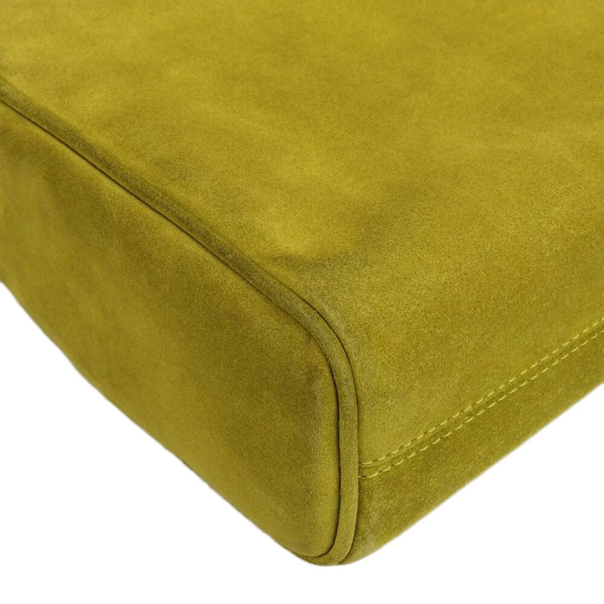 Suede Ferragamo Green SALVATORE Bag Pre-Owned BC217651 (Good) Shoulder FERRAGAMO Gancini Salvatore One