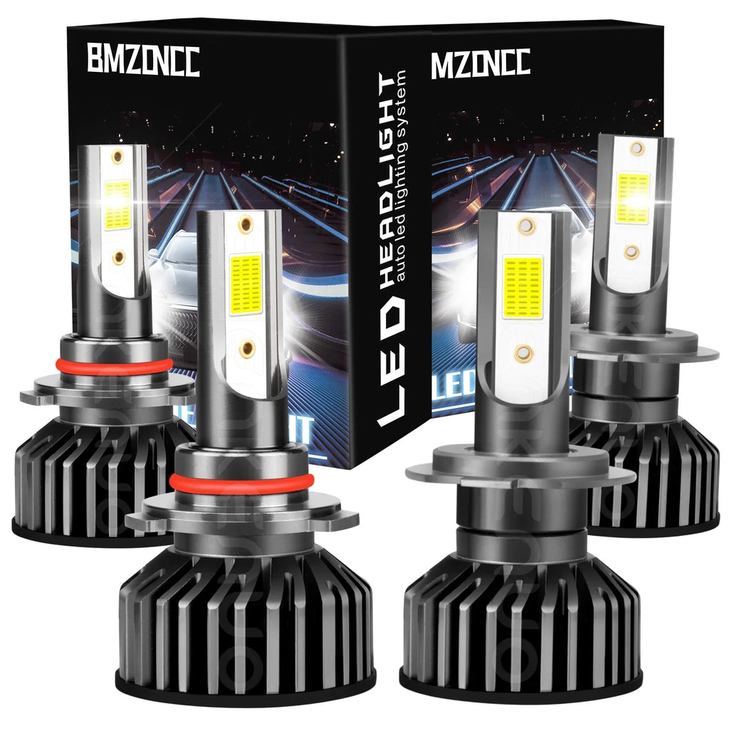 Super Outlander 9005 Headlight Combo High/Low Bulbs 2017 Mitsubishi for Bright Beam H7 LED BMZONCC 2019 2018
