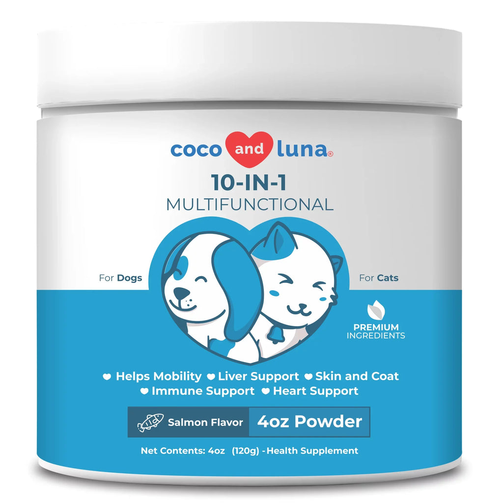 Dogs for 4oz 1 and in Powder Cats and Luna 10 - (120g) Coco Multivitamin