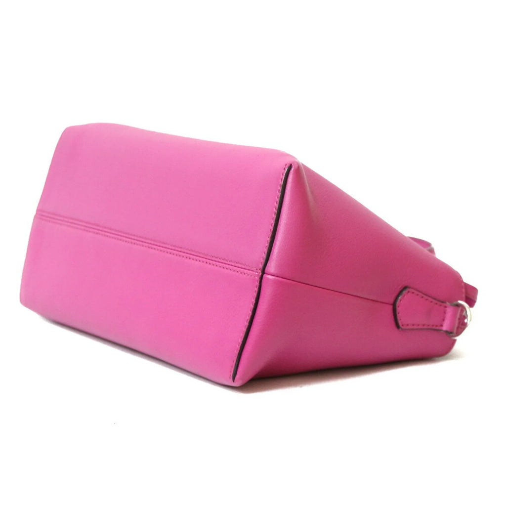 Pink Bag Leather FENDI Visaway Shoulder Fendi Women's Pre-Owned (Fair)