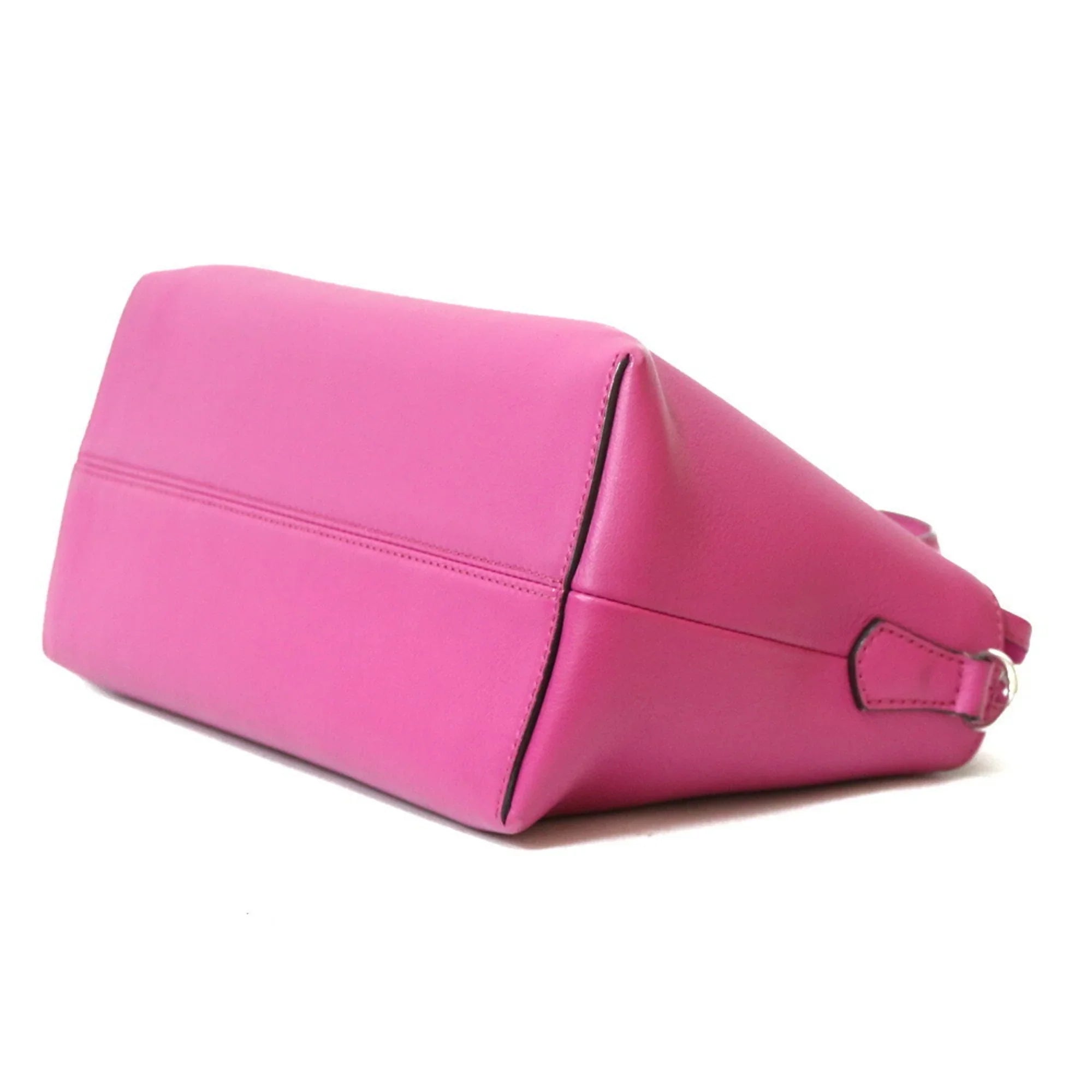 Pink Bag Leather FENDI Visaway Shoulder Fendi Women's Pre-Owned (Fair)