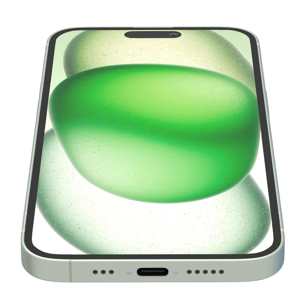 Unlocked) iPhone 15 (Factory Plus Green  (Refurbished) - 128GB Restored