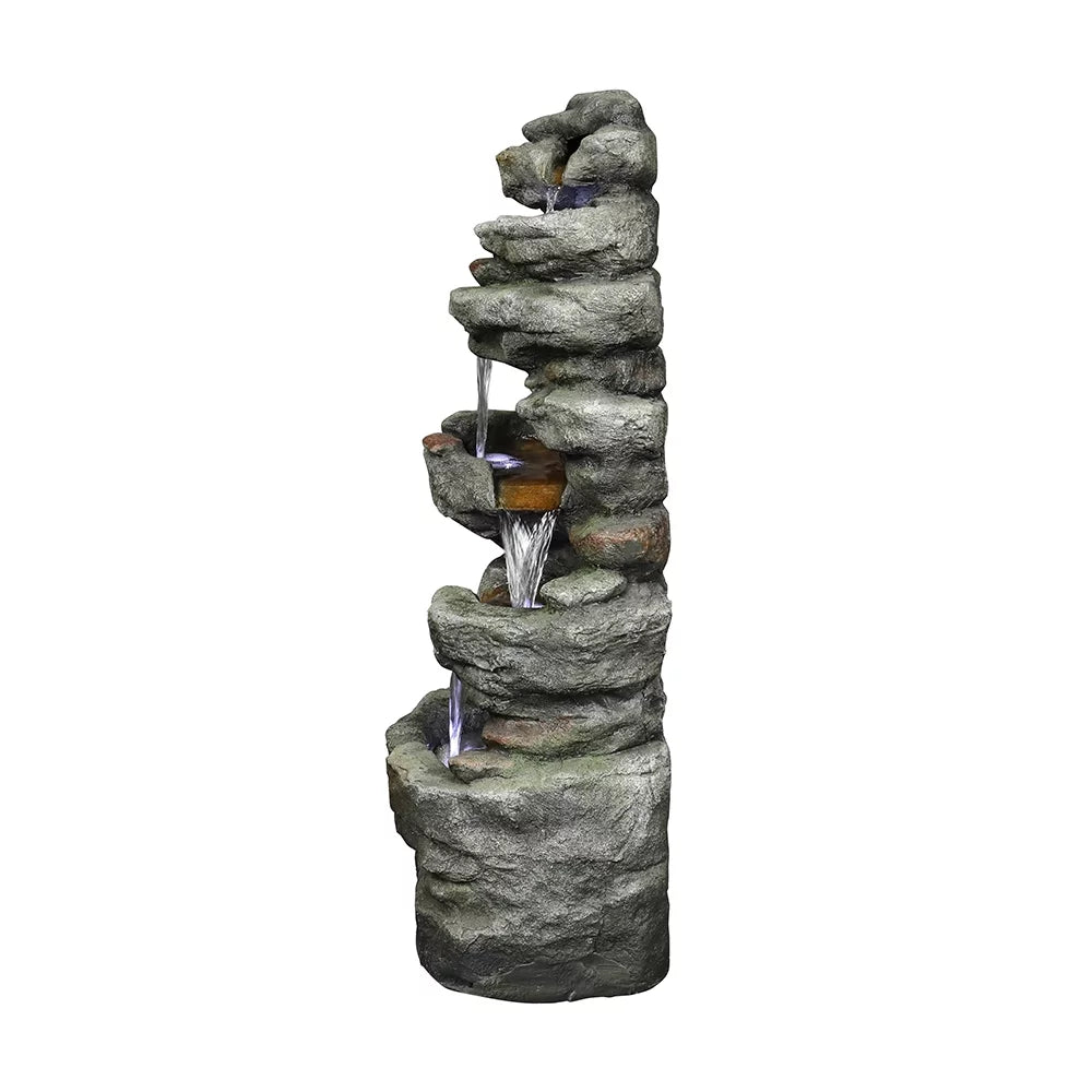 Fountain with BMTBUY Lights Led Rock Water 32.6inches