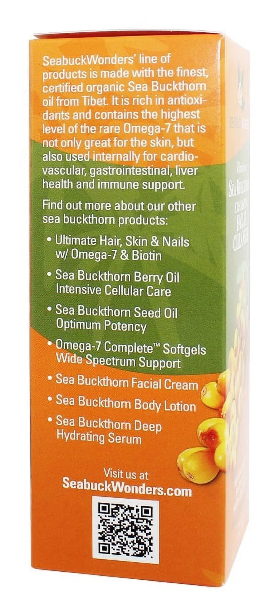 Himalayan Exfoliating Buckthorn SeabuckWonders Facial Cleanser Sea