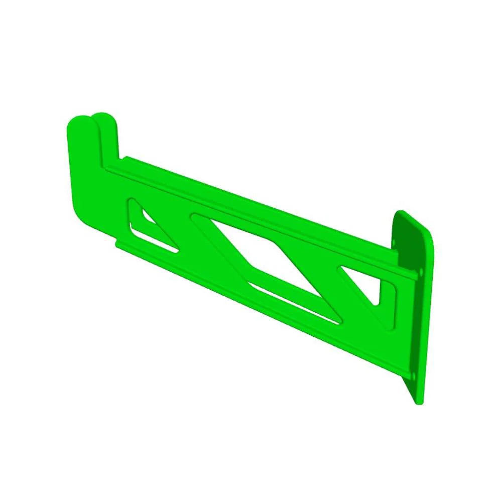 Hand Trailer Large For Tool Ten Touch Enclosed Rack Green
