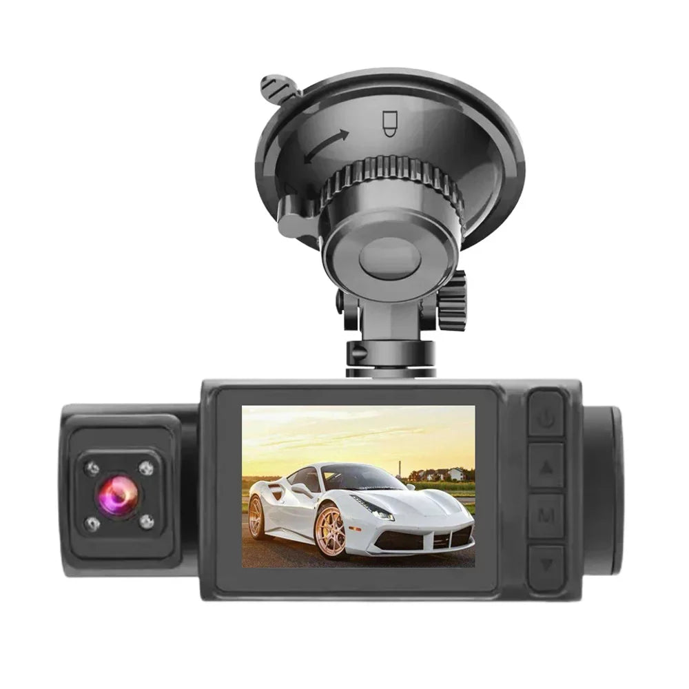 Car Rearview Recording Cam 3 Anself Video Driving Car 2in Car Clear Recorder Cameras Dash Safety Mirror Multi-Language Recorder Auto
