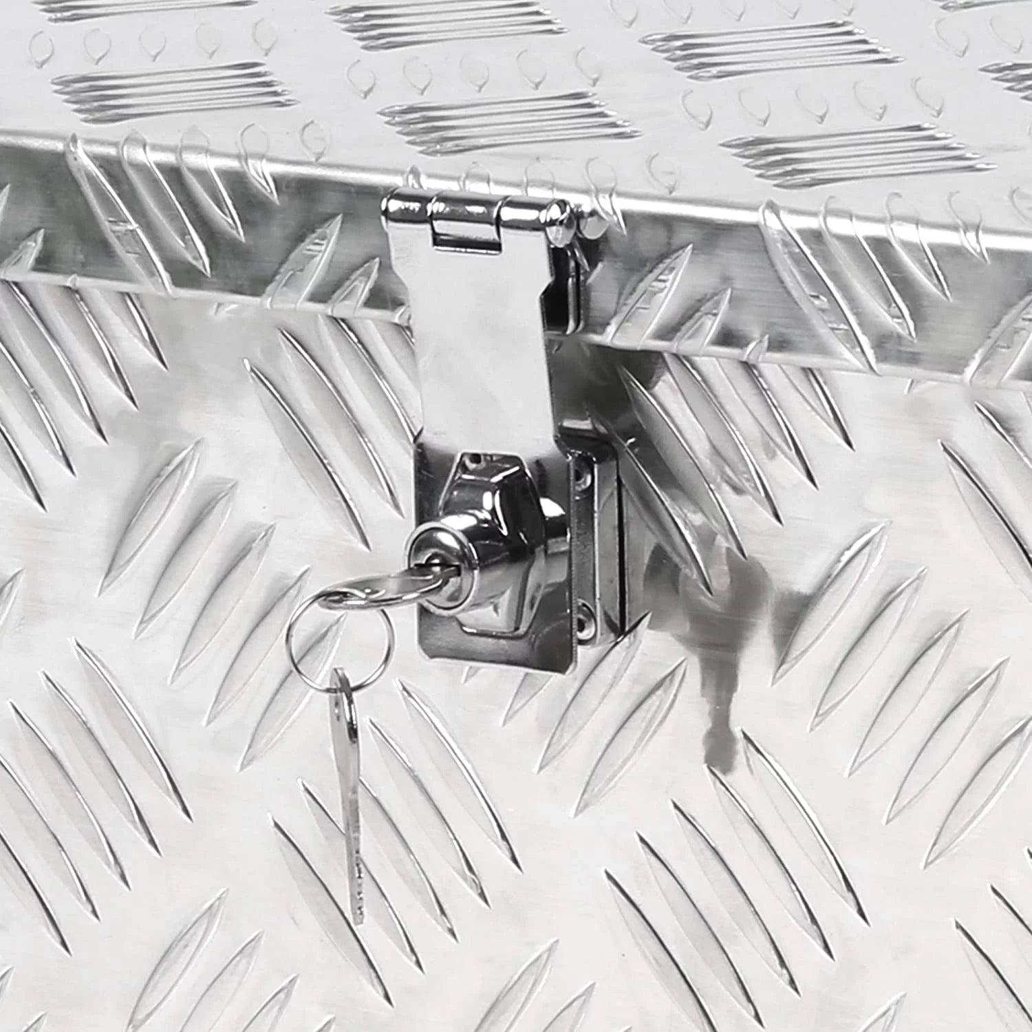 Truck Duty Box Silver Storage of Heavy Aluminum Truck 30'' w/Lock Bed Pickup Boxes Tool Tool for