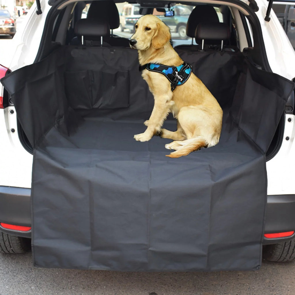 Bite Oxford Thicker Sedan Van Trunk Cushion Mat for Resistant Car Organizer Trunk Arealer Dirt-proof Mat Seat Cloth Mat Protective SUV Pet Dog