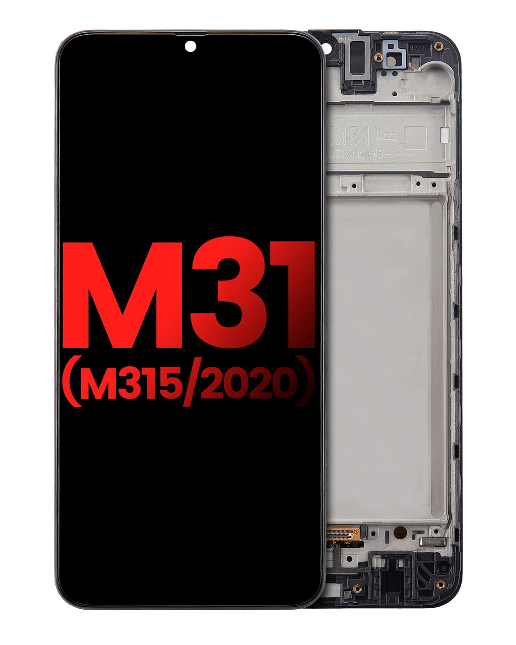 (Aftermarket Compatible / Replacement (M315 (All  Galaxy OLED M31 For Frame Colors) Plus) 2020) With Assembly