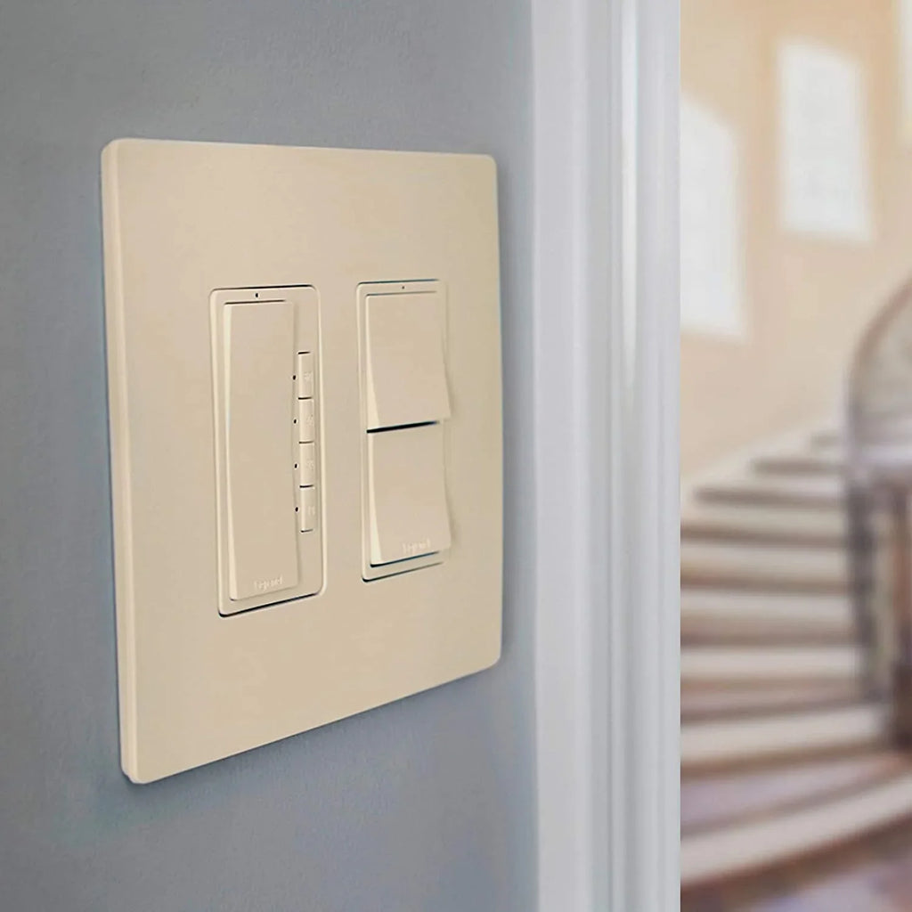'- Switch, & 6 Light Quantity 15A, 2 RCD11LACC6 Pass Radiant Legrand Seymour Almond Single-Pole