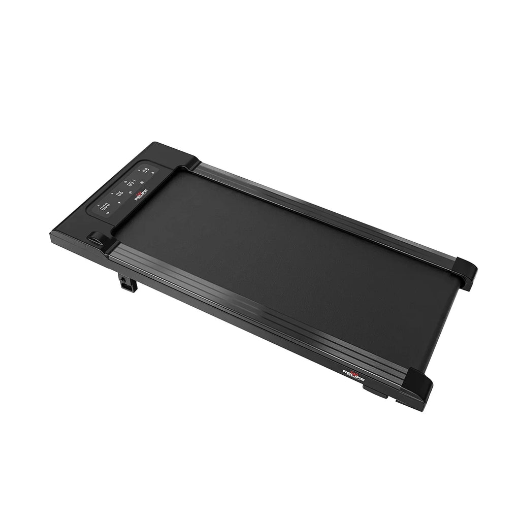 Pad SuperFit 220 Walking with Relife LED Under lbs Desk Quiet 0.5-4MPH Capacity Portable Display Treadmill Black