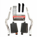 62-74 Car Body Kit B Rear Dual Series Exhaust BW 40 Exit Flowmaster Mopar 2.5"
