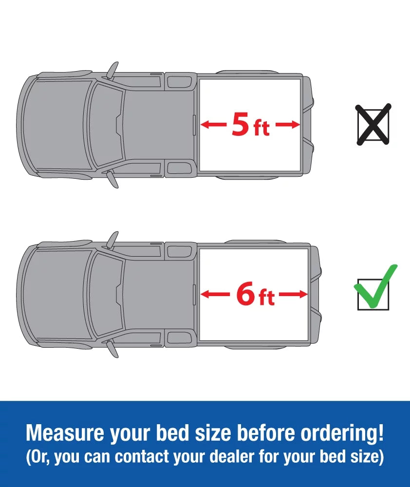 (73") with Bed Tyger Suzuki TG-BC3N1029 | | 2005-2021 2009-2012 Tri-fold Cover Soft Tonneau Auto Bed T3 Compatible Frontier; 6' Equator Truck Nissan