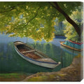 Adriano sul Stretched Canvas fiume' Galasso 'Barca