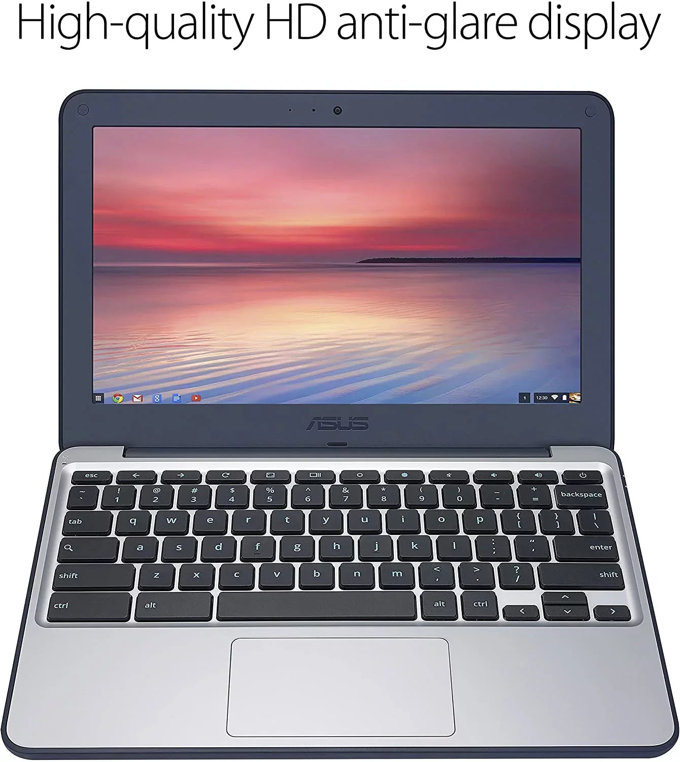 Chrome, Celeron, (Used 1.60 B) SSD Grade Hard Chromebook Drive, DDR3 4GB 16GB Intel Screen GHz ASUS C202SA-YS02, 11" RAM,