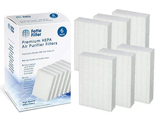 Filter HRF-R2 HRF-R3 Replacement Pack Compatible 6) R HRF-R1 HEPA with Filter (Pack Honeywell True of