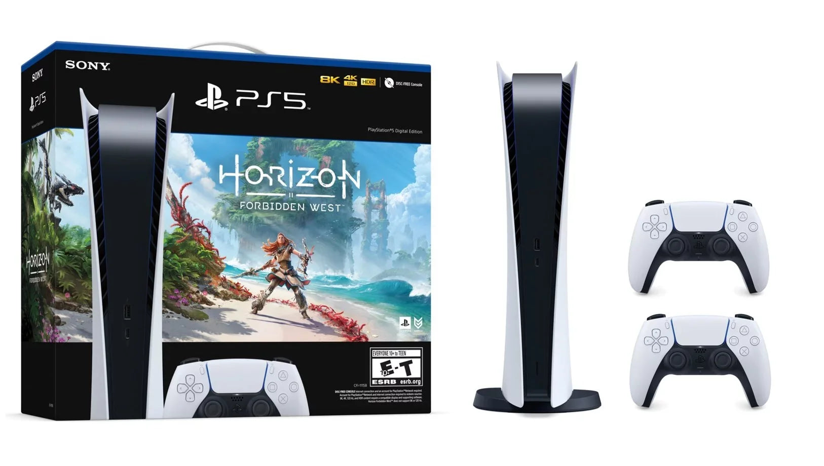PlayStation DualSense Horizon Bundle Extra Forbidden Controller Edition West™ Sony 5 Digital with