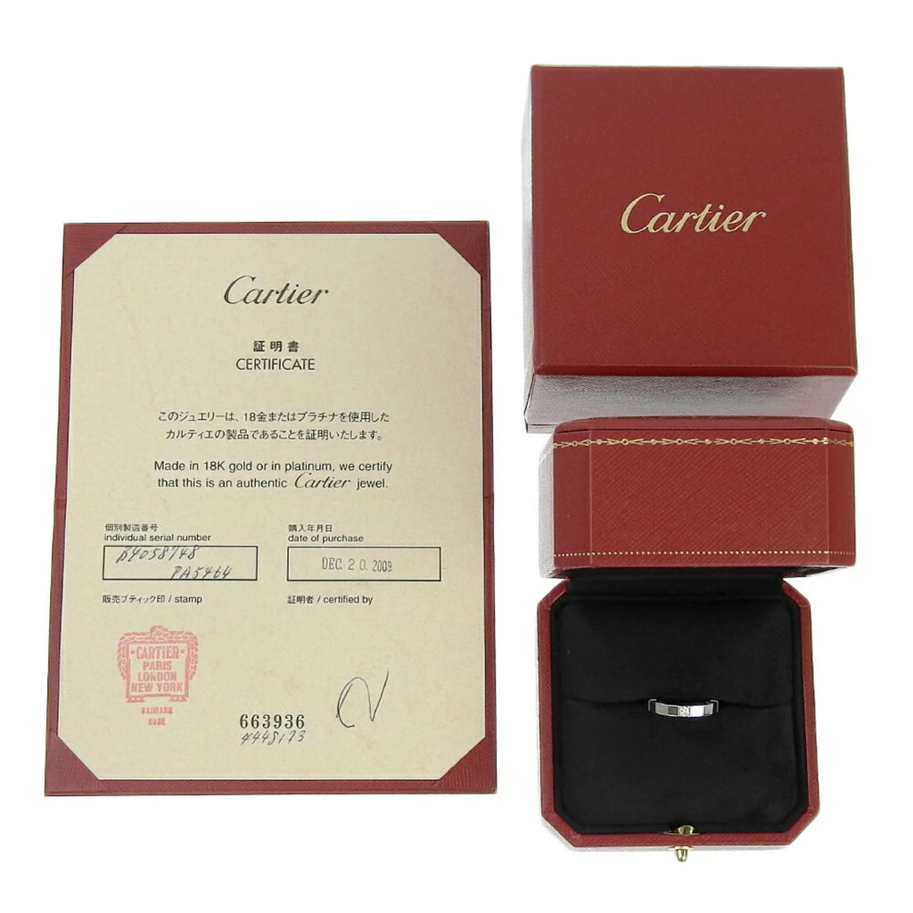 Cartier 1P (Good) White Ring Diamond Women's Lanieres Gold 5.8g I220823087 x Pre-Owned K18 Approx. CARTIER