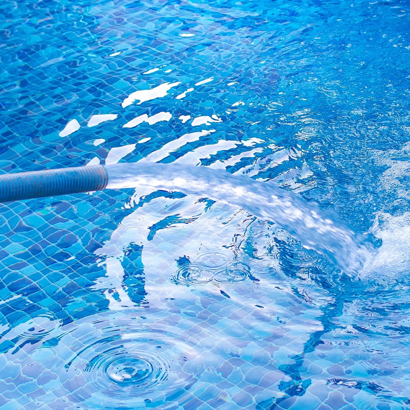 Discharge 49ft ID Lightweight Swimming for Backwash Pool Reinforced PVC 65mm Hose Lay Hose Flat