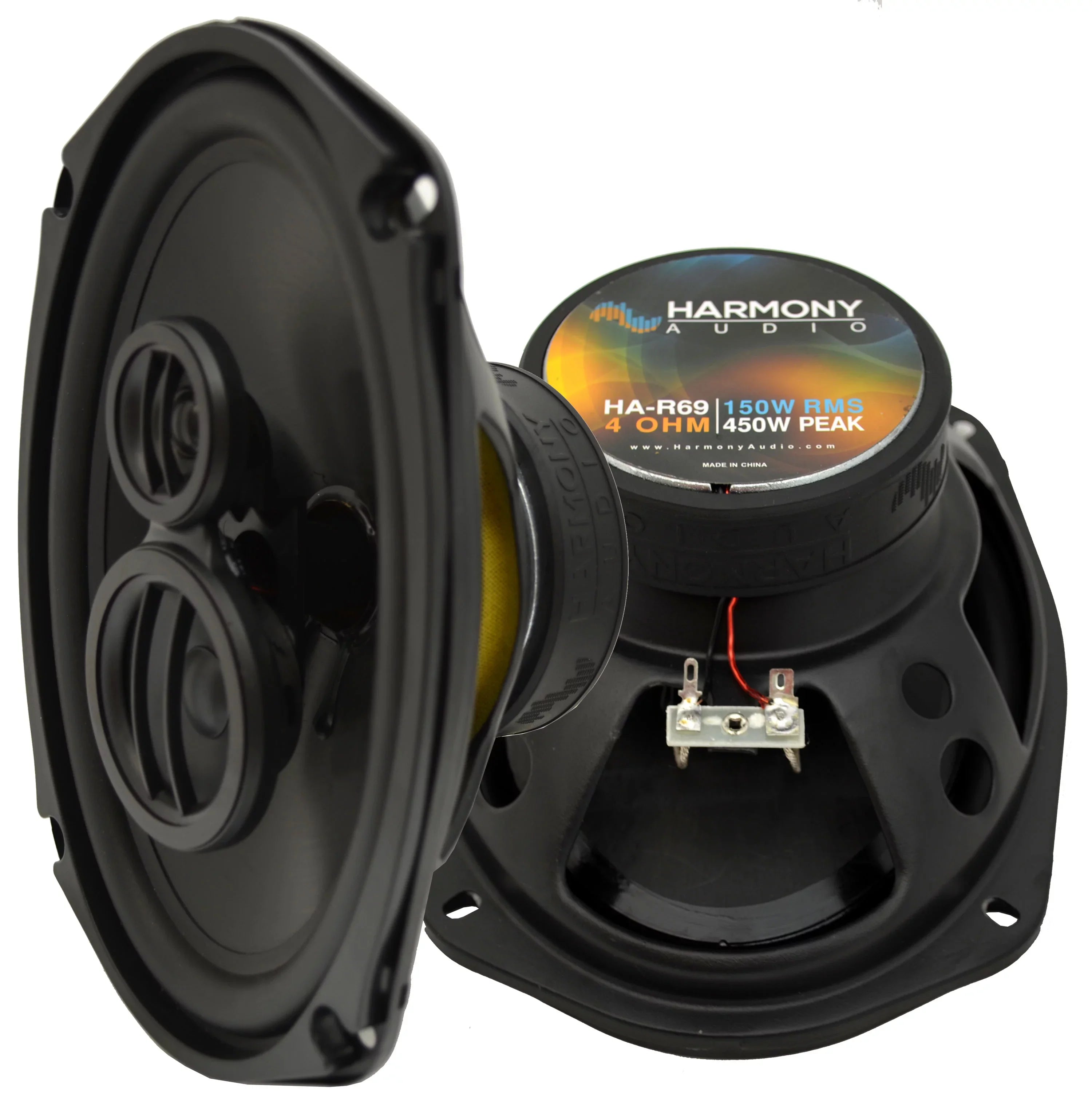 Fits HA-R69 Speakers Harmony S70 Deck Replacement 1998-2000 Speaker Volvo Rear