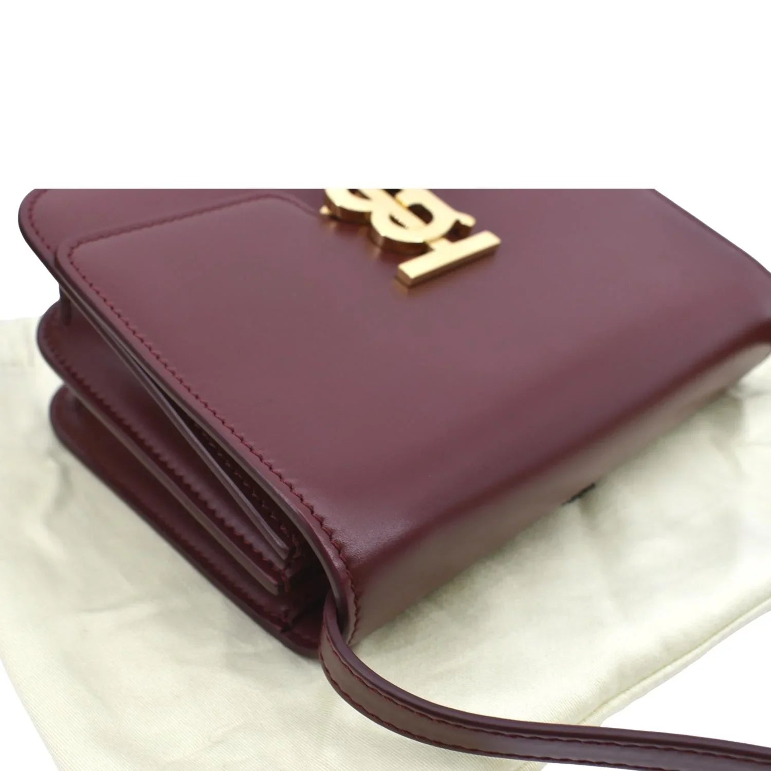 Leather Lola Red Shoulder Tb Bag Pre-owned BURBERRY