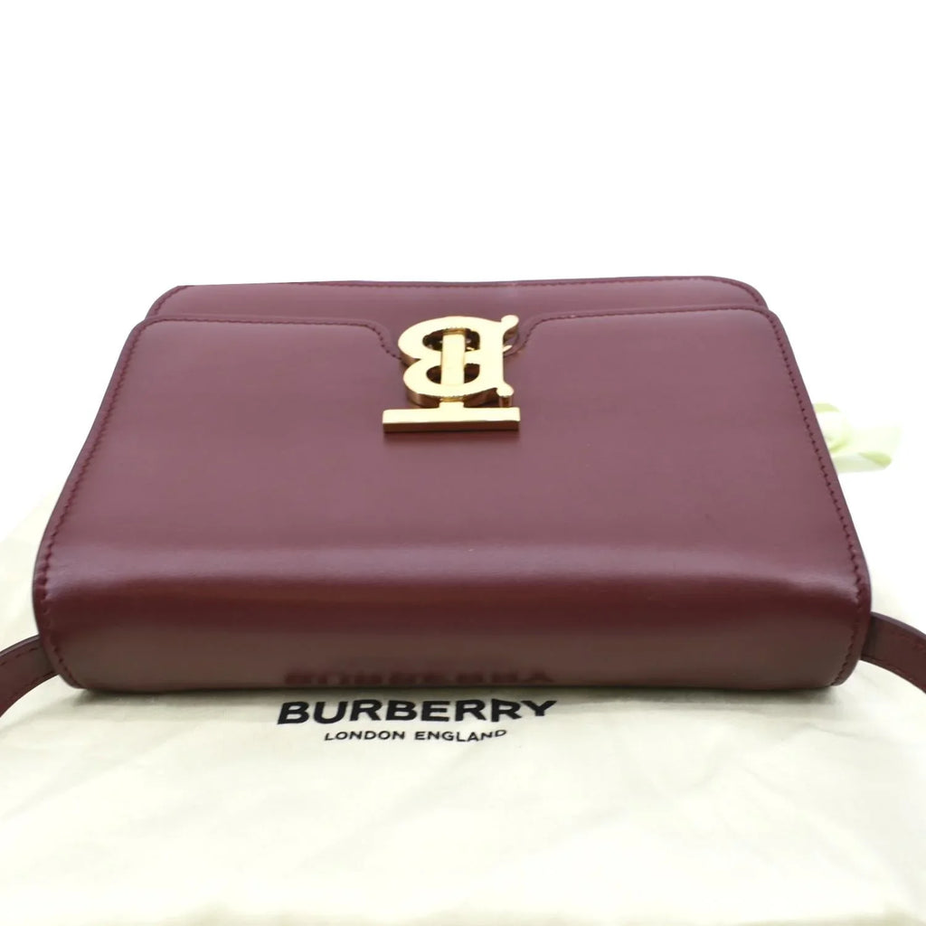Leather Lola Red Shoulder Tb Bag Pre-owned BURBERRY