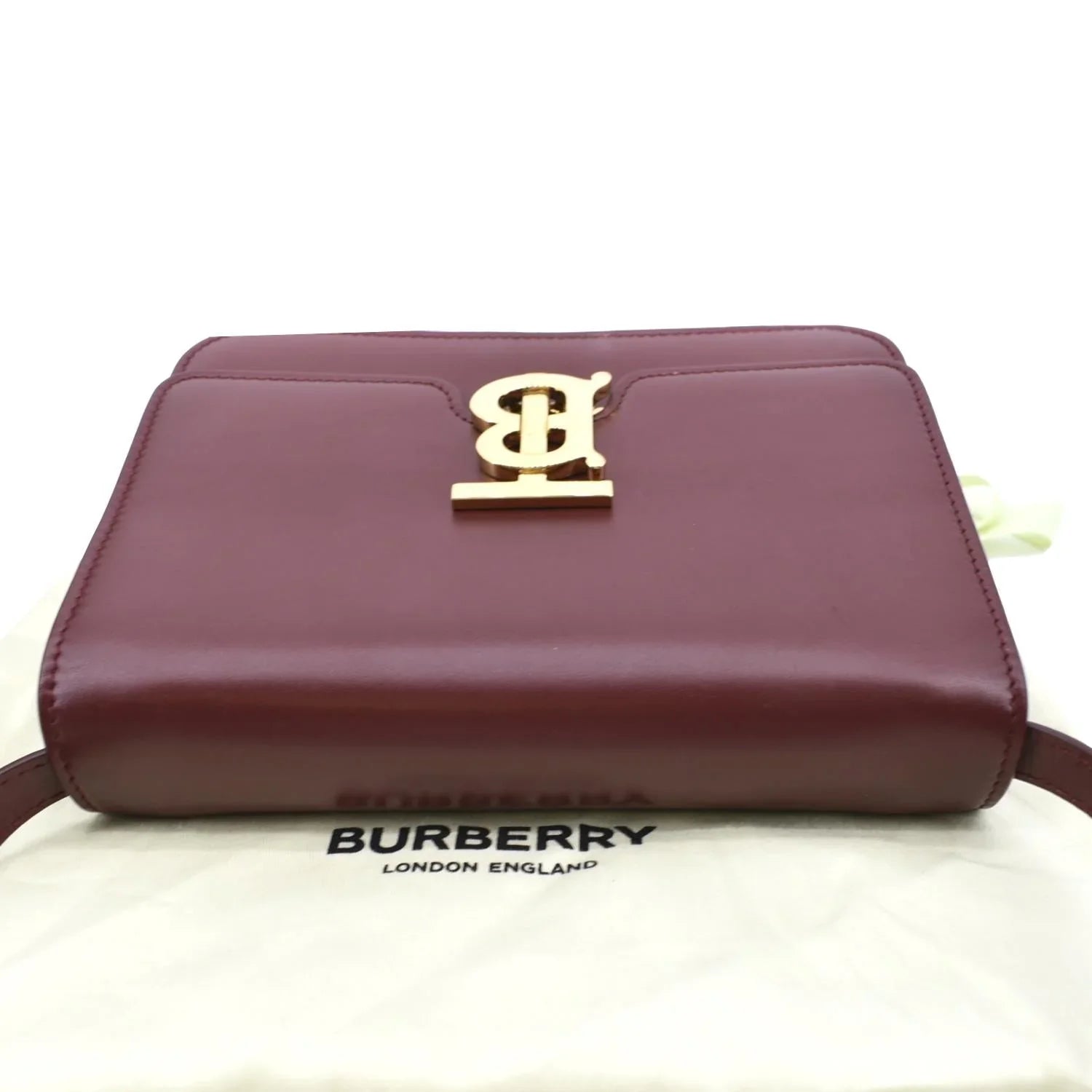 Leather Lola Red Shoulder Tb Bag Pre-owned BURBERRY