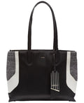 DKNY Jade Wide Tote (Gray/Black) Handbag