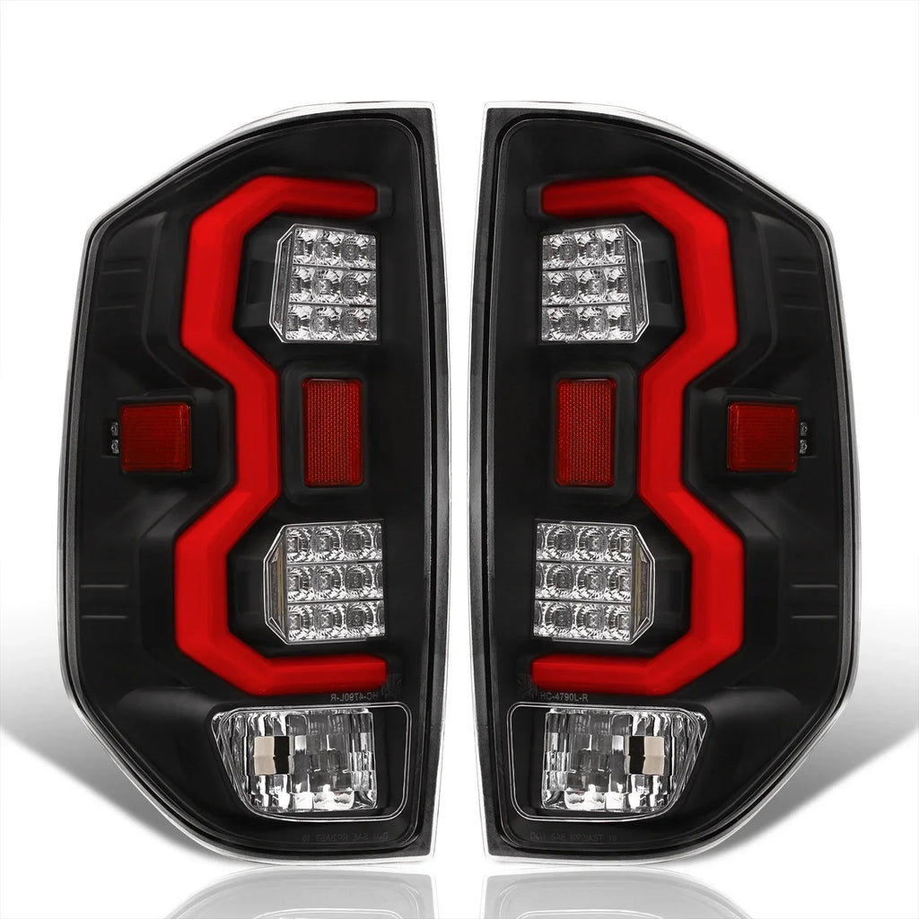 2020 Compatible/Replacement Toyota Signal Distributors Lamps Clear 2021 21 2015 Tundra LED AJP Brake 14 19 15 Lights 2017 Red Stop Pair 2019 Tube For 20 2018 16 17 Housing Tail 18 2014 2016 Lens Black