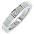 Cartier 1P (Good) White Ring Diamond Women's Lanieres Gold 5.8g I220823087 x Pre-Owned K18 Approx. CARTIER