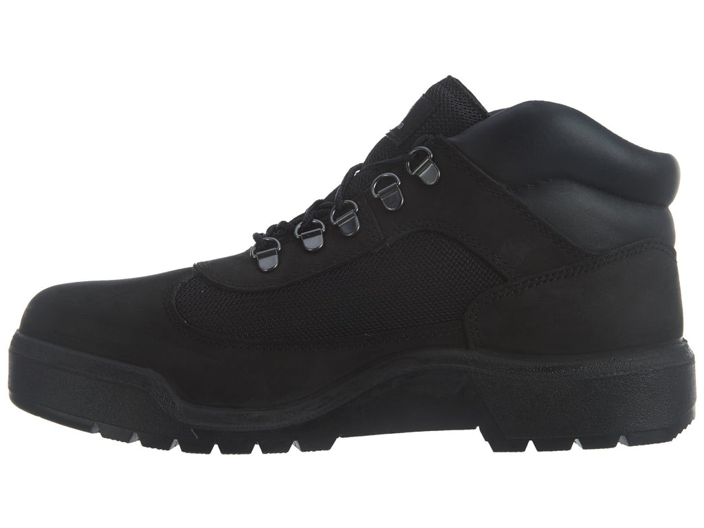 Boot Timberland Leather/Fabric Field M Waterproof Black Waterbuck Men's Nubuck 9.5