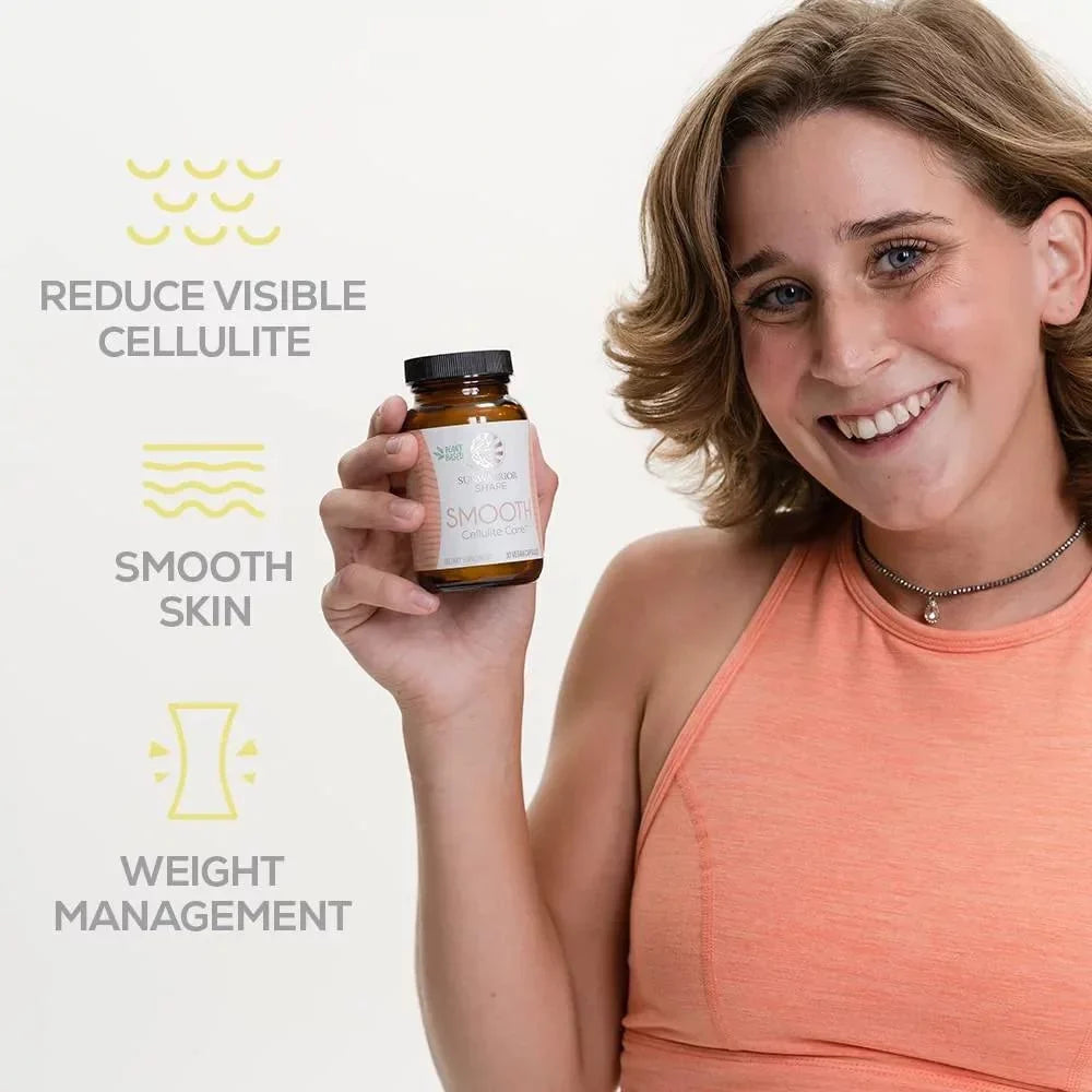Skin Hyaluronic Acid Capsules, 30 Vitamin Care Cellulite Sunwarrior C Vegan | Ct Smooth with Care Supplements