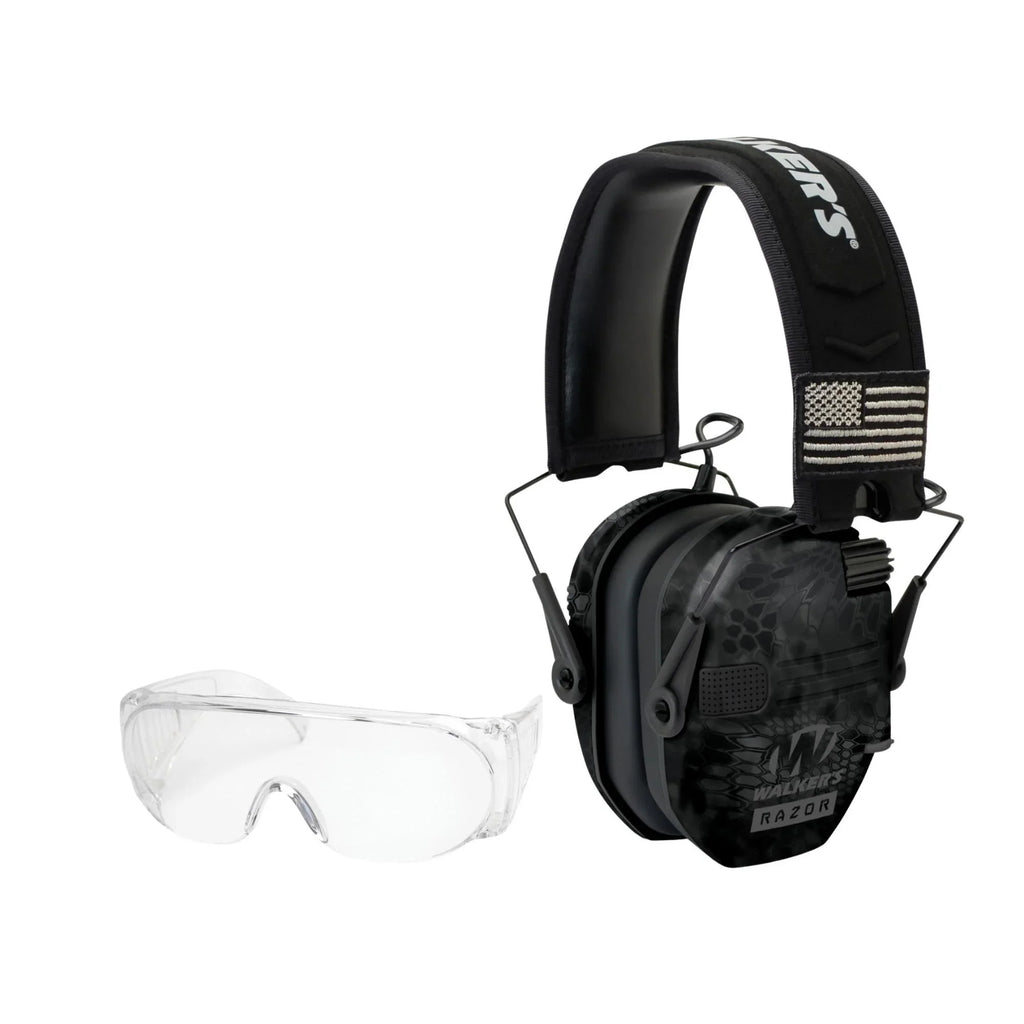 Shooting Razor Series (Kryptek Walker's Slim w/Glasses Muffs Camo) Kit Patriot