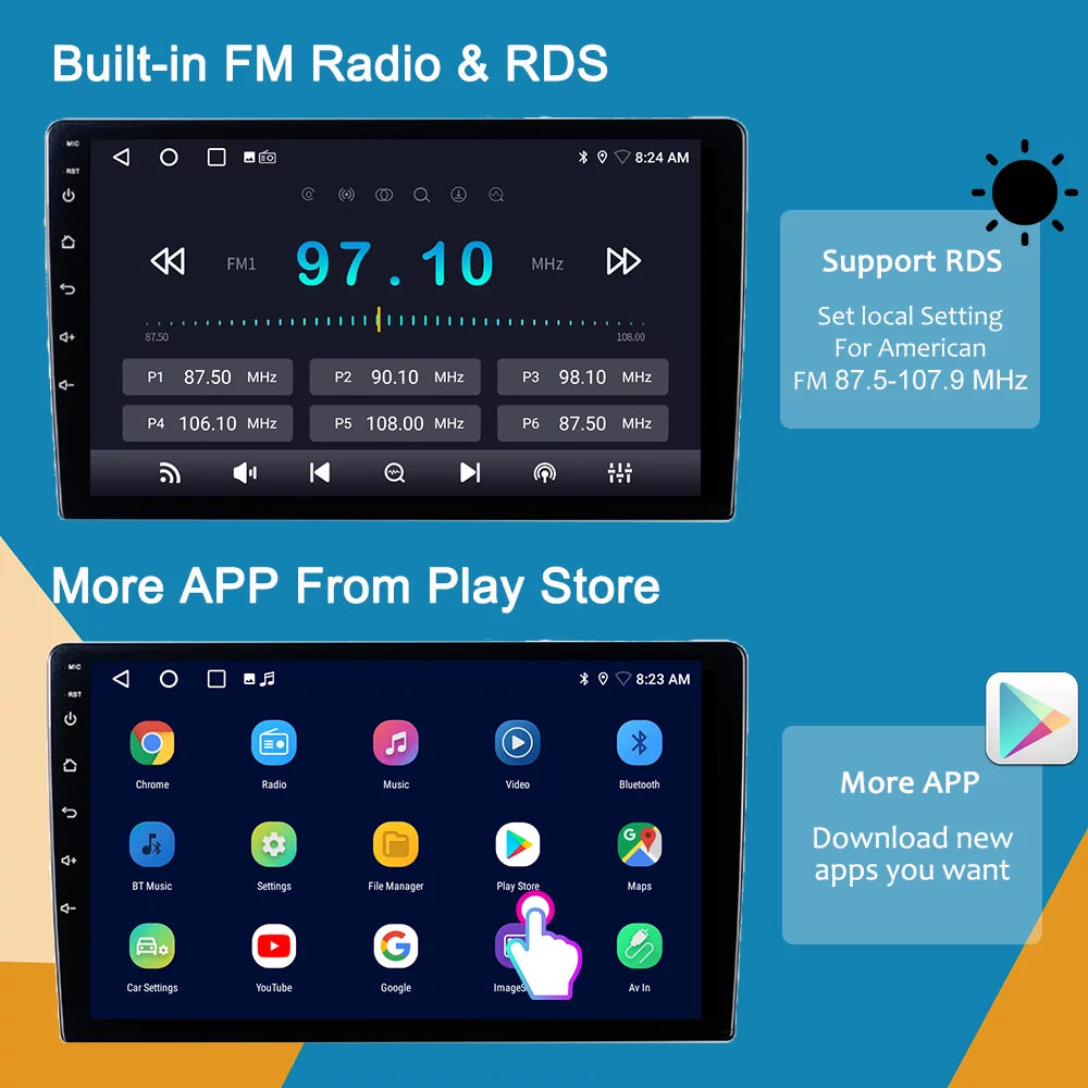 Car Auto 7 Stereo 2008 With - Car Accord Android Android 2002 Carplay Multimedia For Screen Player Honda Touch