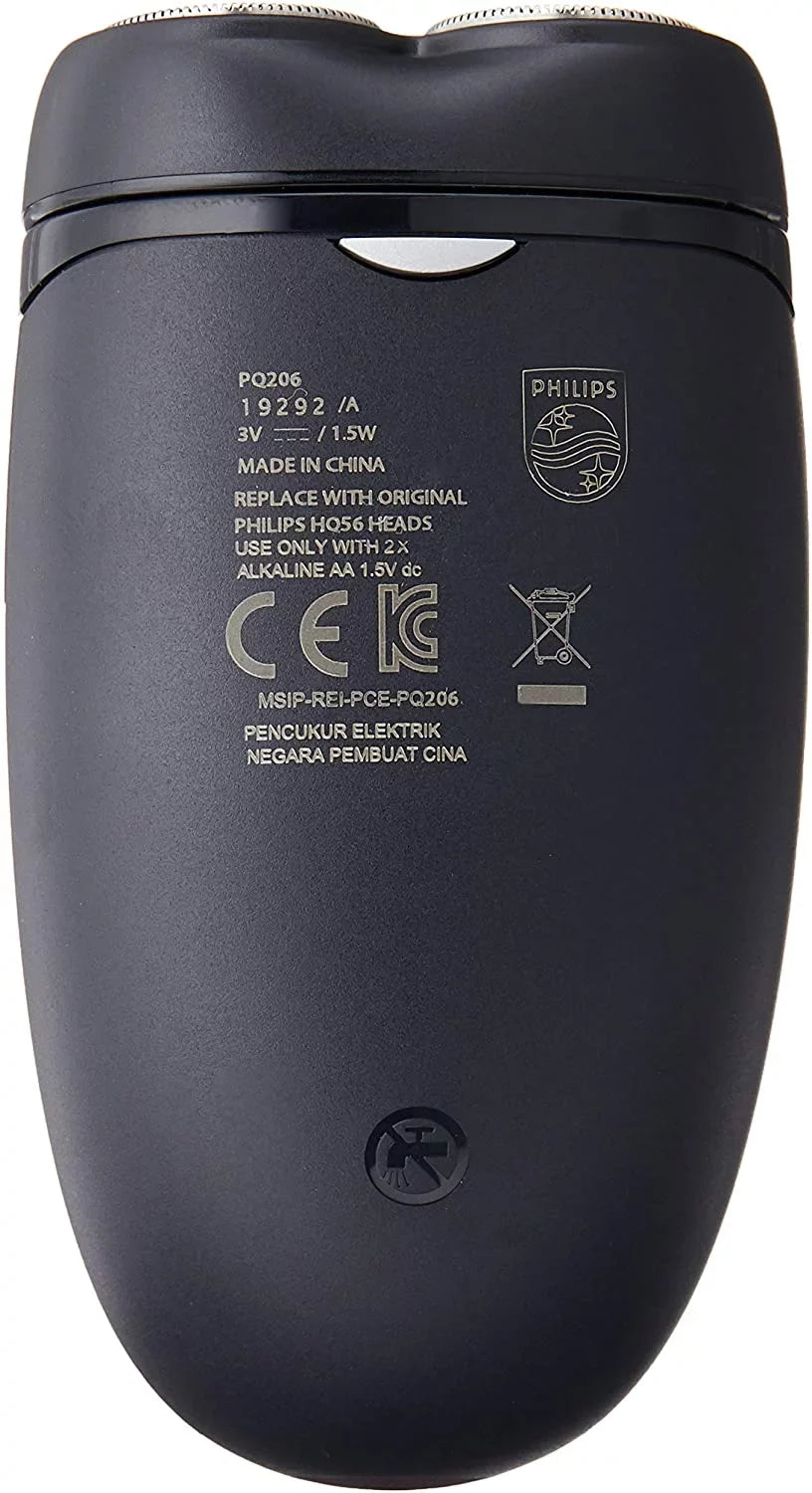 /GENUINE PQ206 BATTERY SHAVER CONVENIENT PHILIPS ELECTRIC CARRY TO POWERED