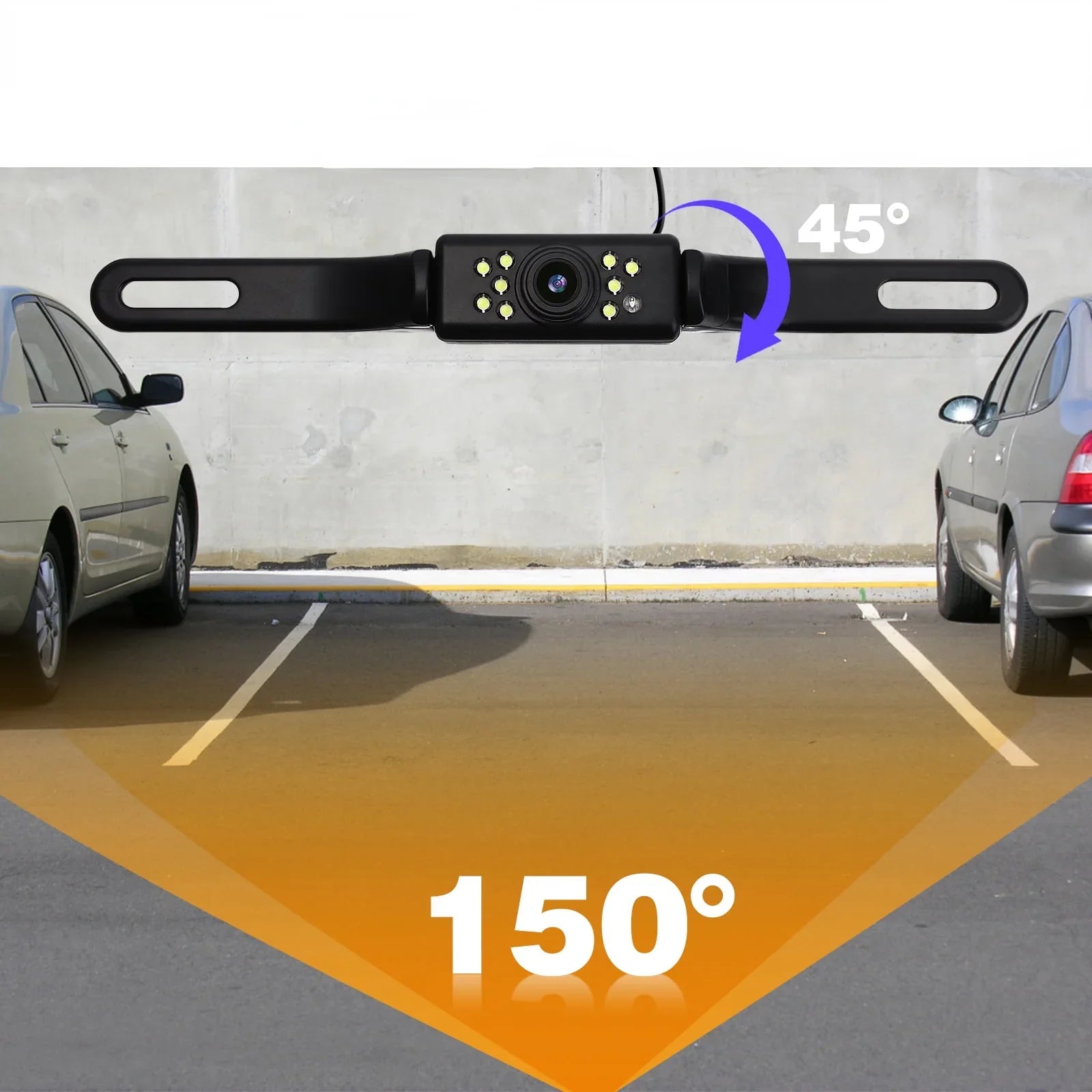 Mirror System Camera Driving Camera Reverse View Parking Backup Cheefull Night Vehicles 4.3" Car Vision Camera Rear Cam