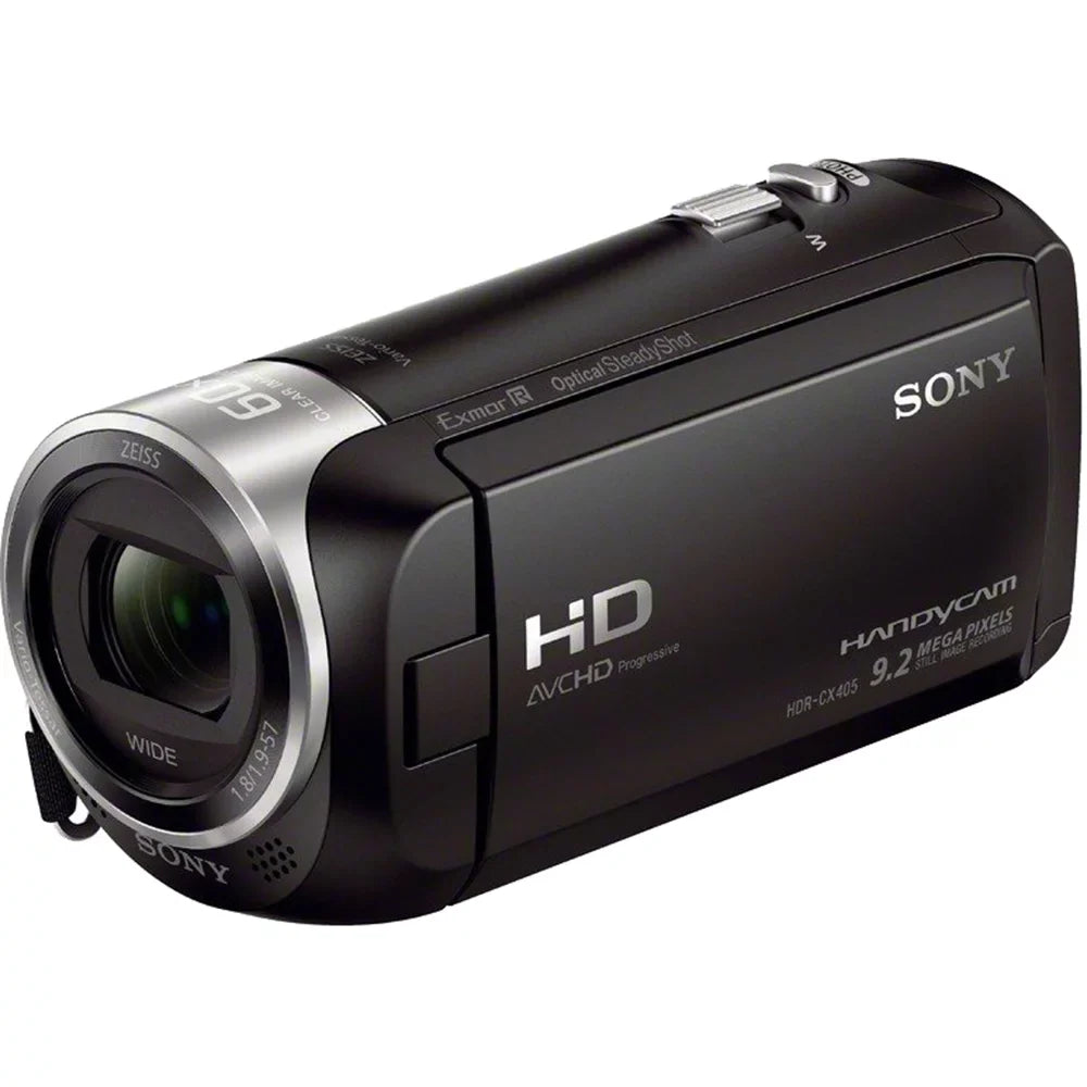 MicroSDHC HDR-CX405 with HDRCX405 Sony and Bag, Handycam Camcorder Video Card, Deluxe Bundle Charger, 32GB Cable, More HDMI AC/DC Recording CX405 Pack, Battery Memory