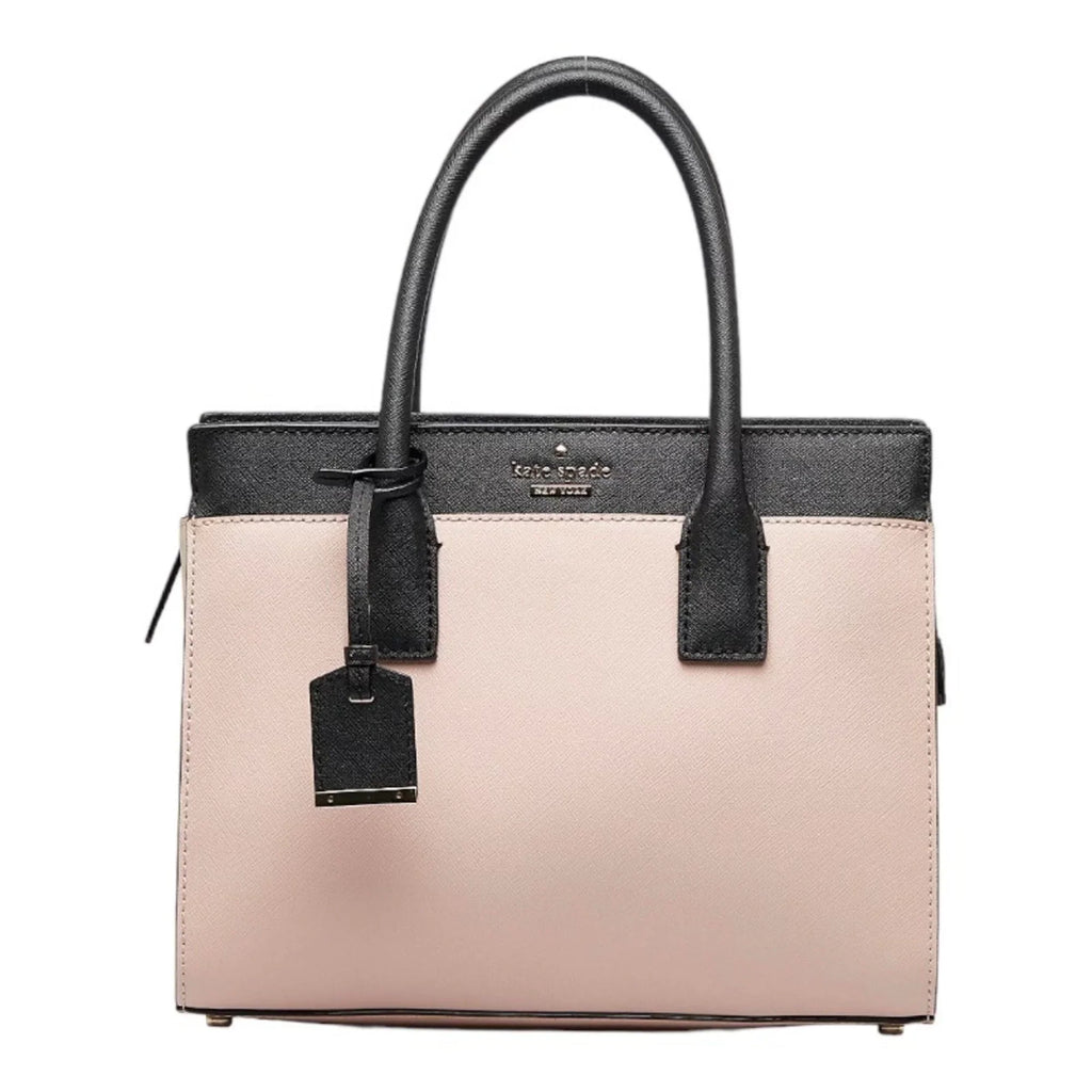 CANDACE Kate ladies Pre-Owned SMALL handbag (Good) PXRU5957 CAMERON Spade spade leather black STREET pink