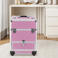 Drawers Professional Box Storage Pink MIDUO Lockable Hair with Styling Tools Makeup Nail Embroidery Trolley