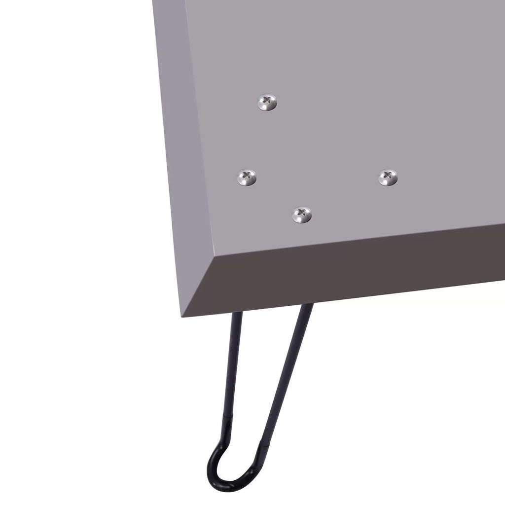 Stainless Pit Legs with Miumaeov Down Burner Fire Heat 24*24in and Heat Fire to Push Steel Foldable Cover Out Pit Deflector Square