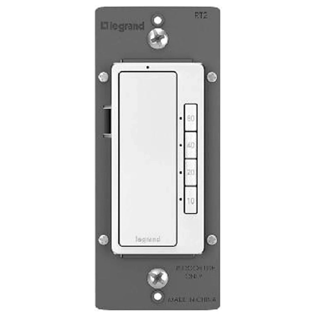 Pass 4 Pack Timer Legrand Seymour Switch 60MIN WHT &