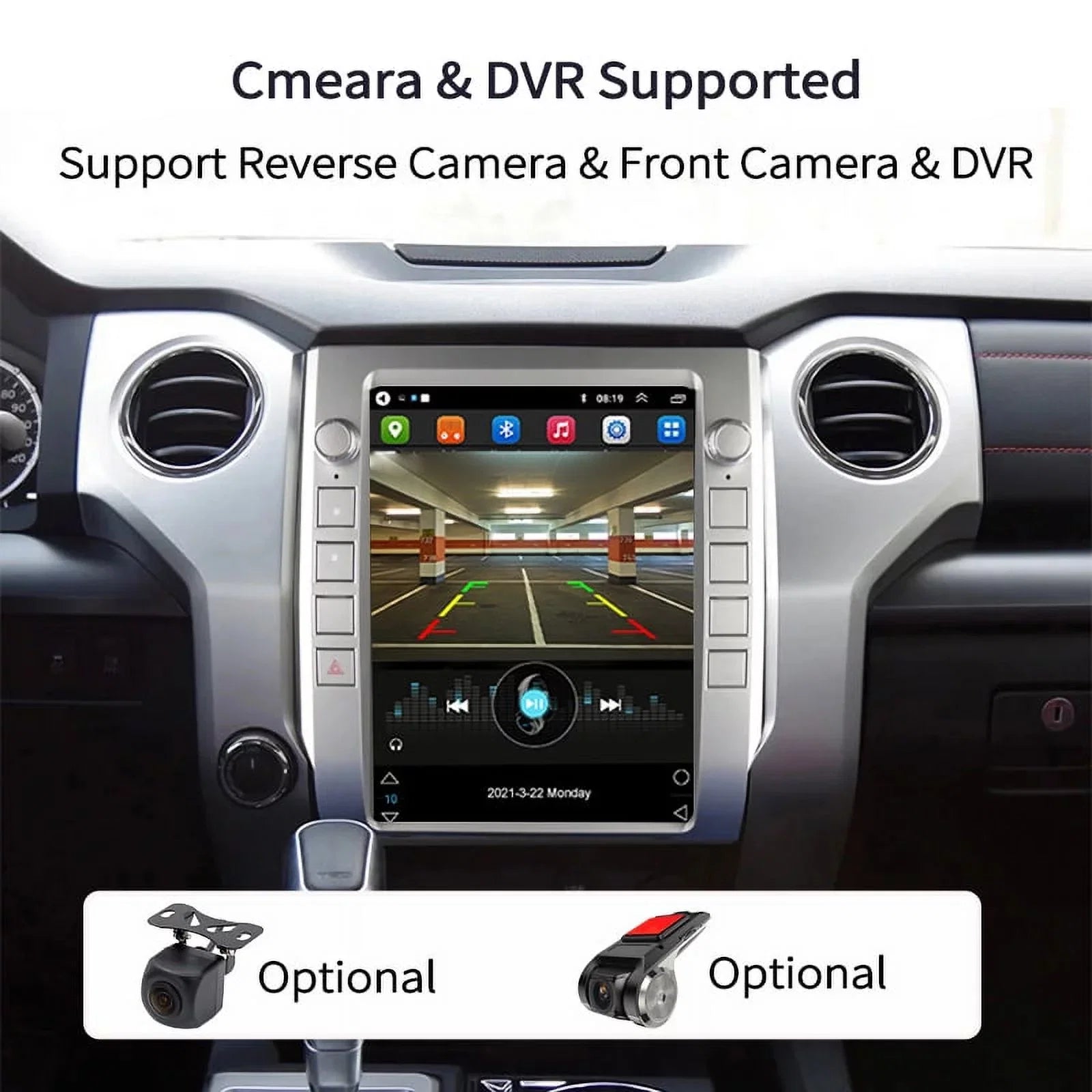 4GB+64GB Head , Auto Toyota For Carplay Car Tundra , Android Player Built-in Inch 2014-2020 12.1 Multimedia Stereo Radio Android Car Unit