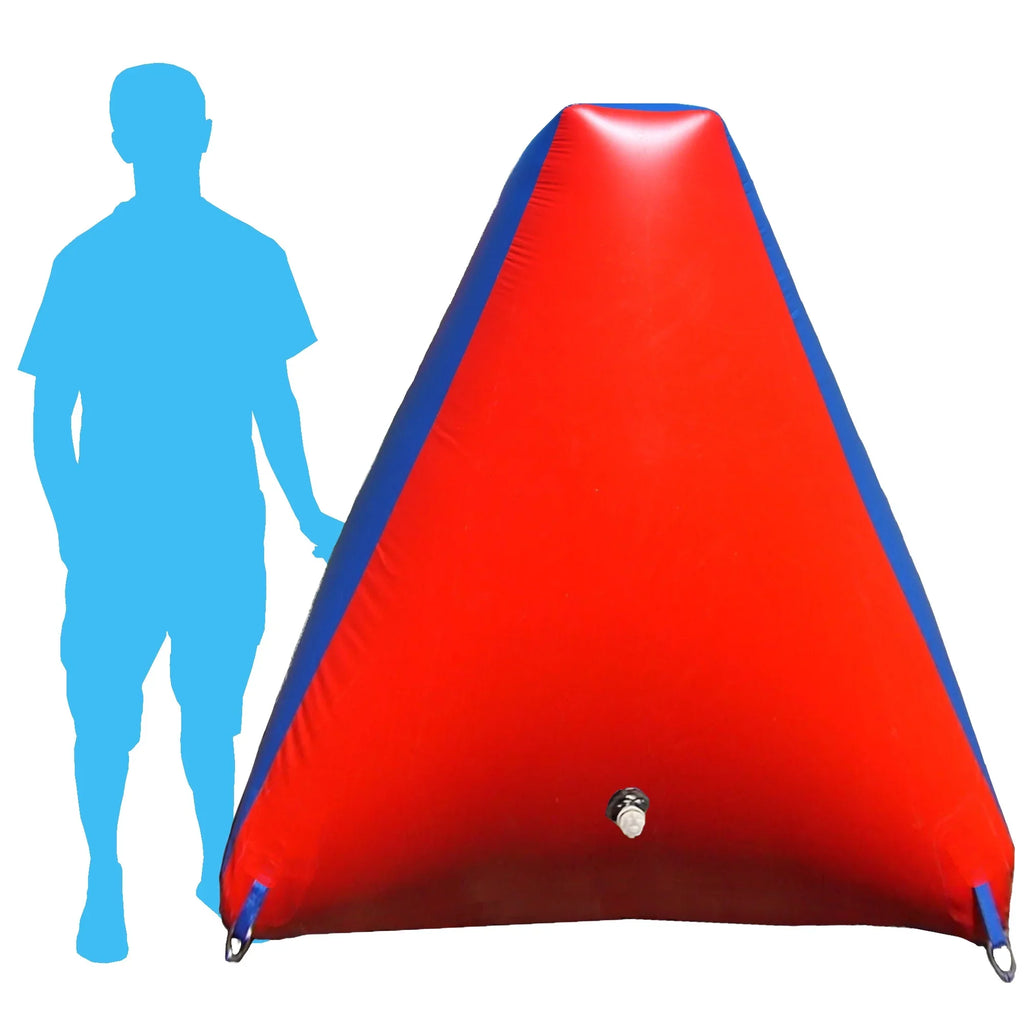 5 Tall, & Piece, Bunker Blue for Laser 1 Foot Tag, Airsoft, Paintball, Sportogo Red Inflatable Archery, Air Pyramid