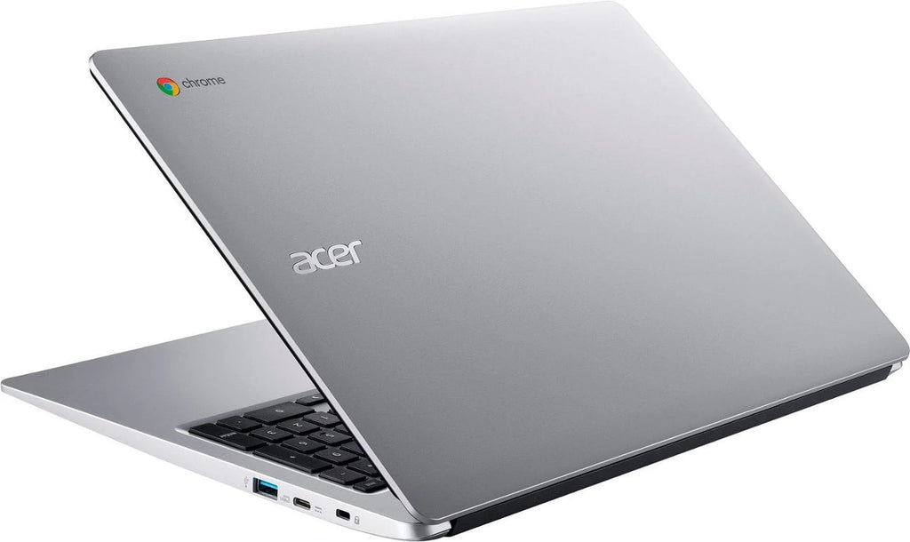 Accessories 64GB Battery Intel  Tigology 15.6" LPDDR4, Chromebook Bluetooth, Celeron Laptop, Long HD OS, Life, Sleeve Silver Chrome Wi-Fi 315 N4020, 5, eMMC, with Display, + 4GB