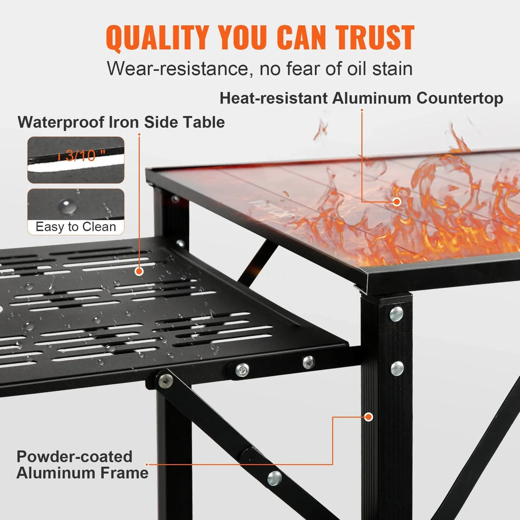 experiences Kitchen Enhance convenience - Camping outdoor with and Sink with - 13.7 durability! Portable Table
