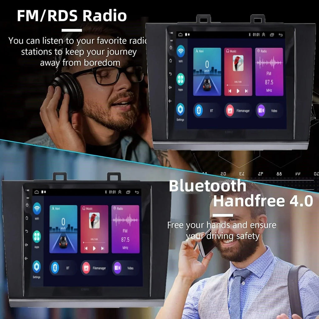 Your Outback Optimize Daily Touchscreen Android Audio GPS with Subaru Commutes Legacy Carplay High-Quality 9IN Upgrade Streaming