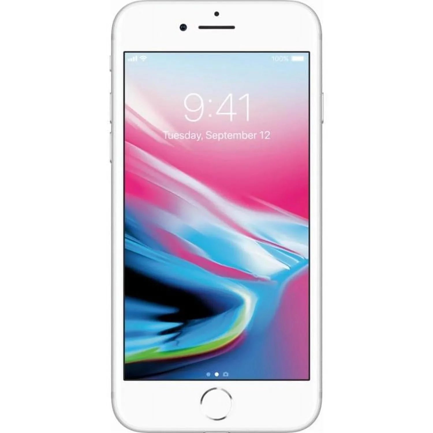 Restored iPhone 8 (Refurbished) Unlocked)  (Fully Silver A1863 128GB