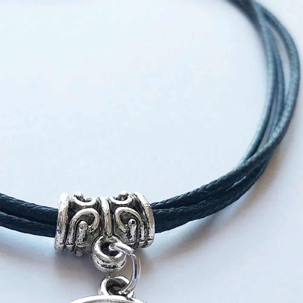 Rope Architecture Bracelet Wristband Black Famous Building Leather Germany Jewelry