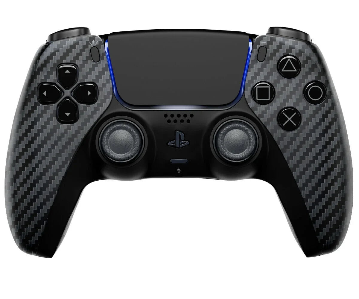 PS5 OEM ModdedZone Unique Authentic Controller Custom OEM Design for UN-Modded CARBON Controller