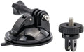 Car 1/4 Mount for GoPro Thread 9/8/7/6/5/4/3+/3/2/1 Apply Camera Hero Windshield